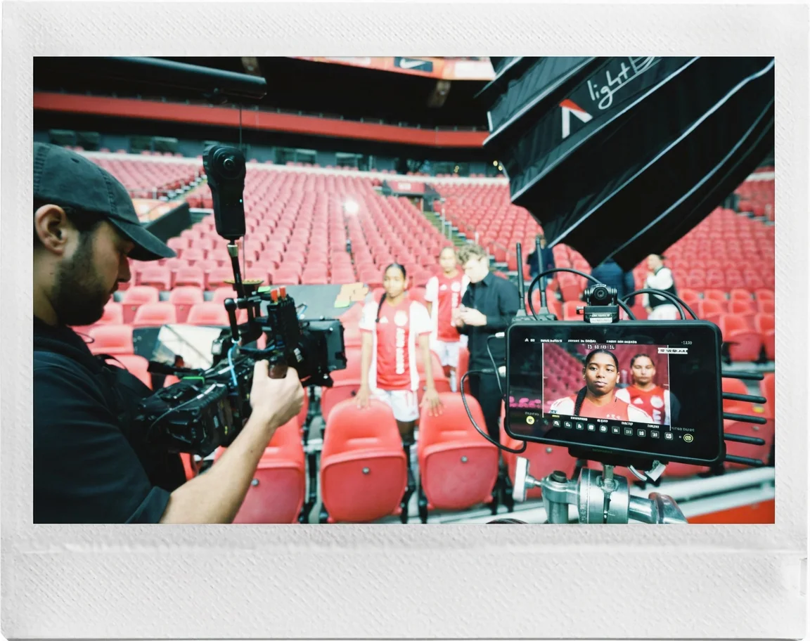 Propaganda crew on set